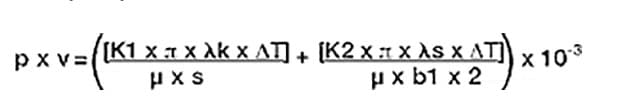 Factor prexión x velocidad