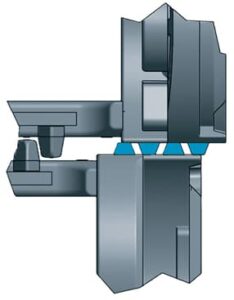 Sección de una máquina herramienta