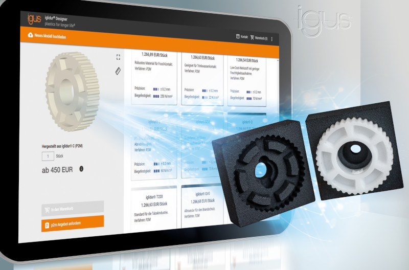 Servicio de impresión 3D de igus