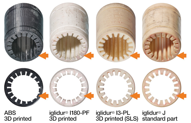 Tuercas de plástico por impresión 3D