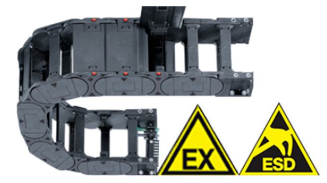 cadena con protección electroestática ATEX